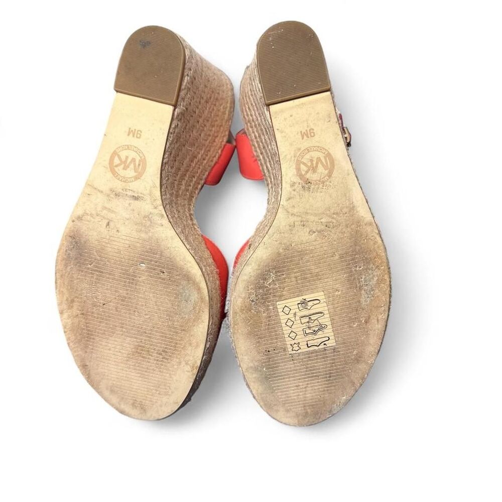 Michael-kors Women's Pink and Orange Sandals - Picture 5 of 6